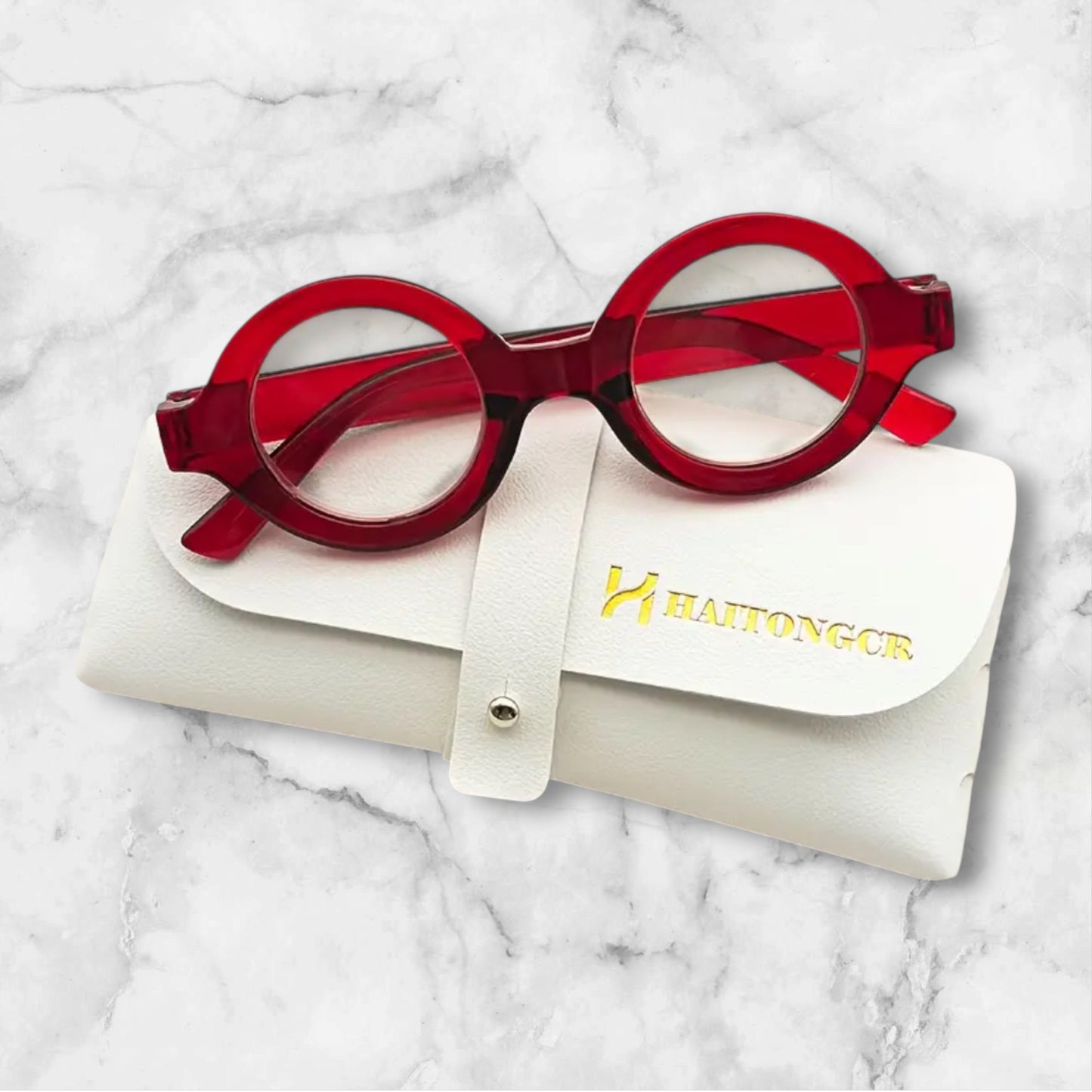 Red Fashion Glasses (Non magnifying)