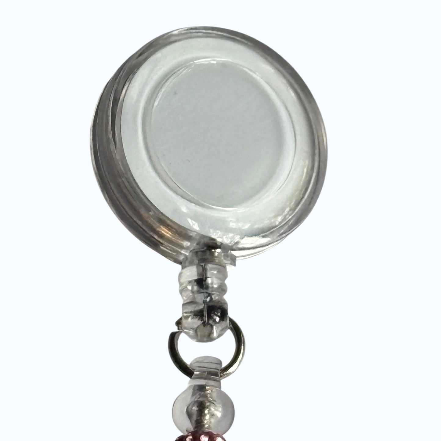 Retractable Badge Reel & Beaded Lanyard | ID Badge Holder Teachers, Nurses & Professionals | AKA Inspired