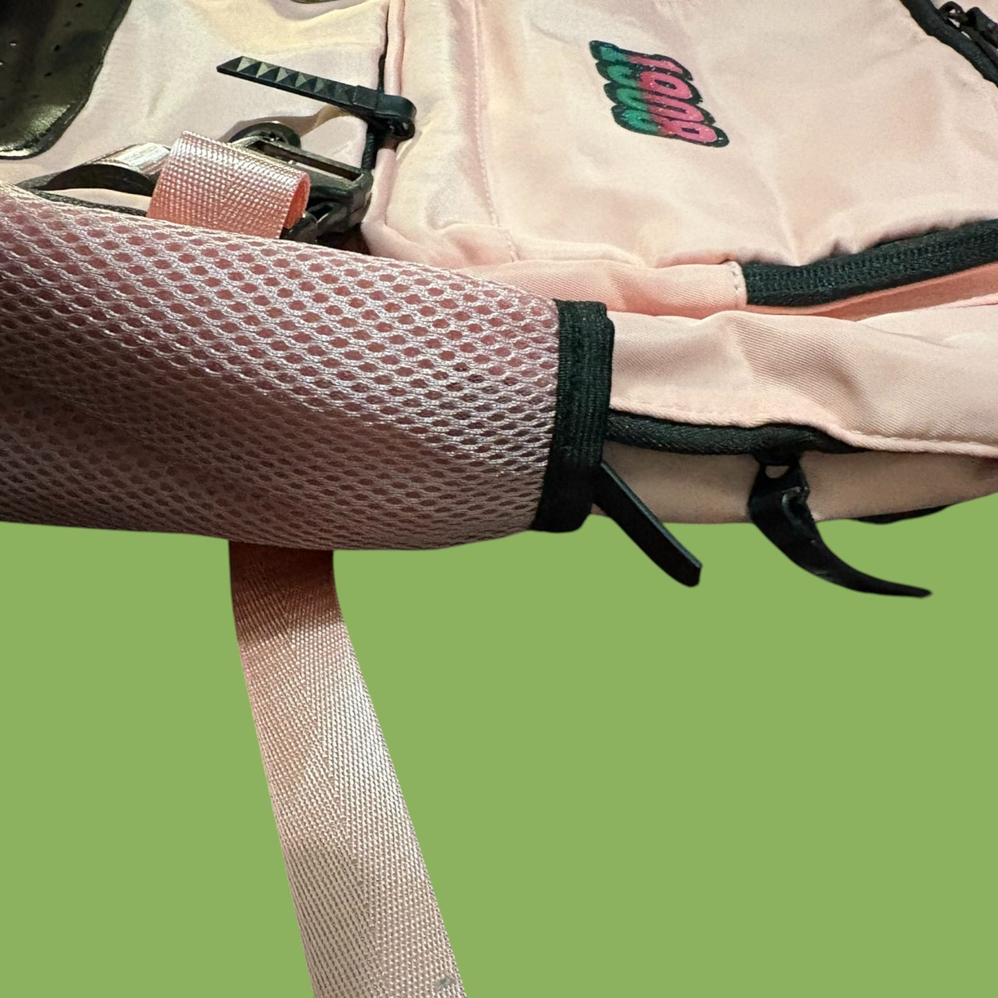 Pink Travel Backpack with 1908