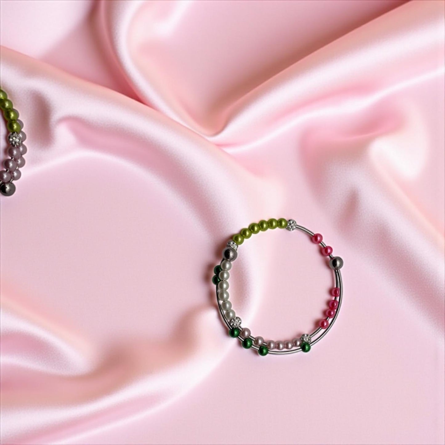 Beaded Bangle Bracelet