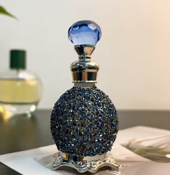 Beautiful Vintage Blue Perfume Bottle