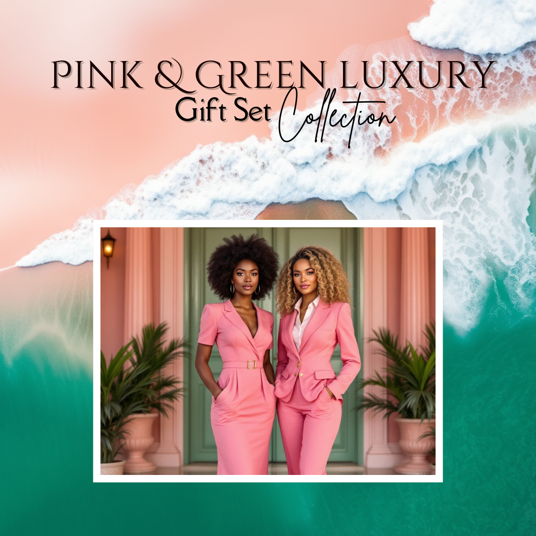 Women's Pink and Green Luxury Gift Set (Coming Soon 2025)