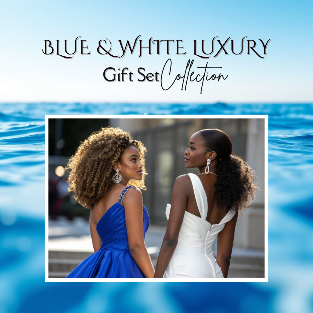 Royal Blue and White Collection Launches July 15th
