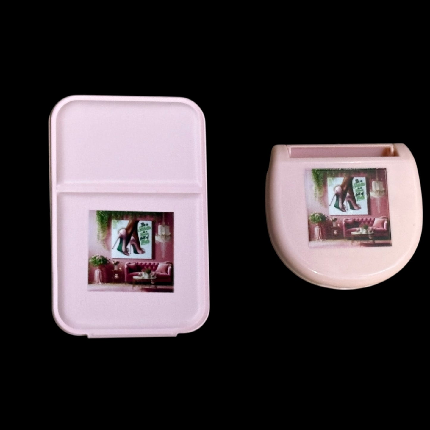 The Elaine: Pink & Green Toiletry Gift Set