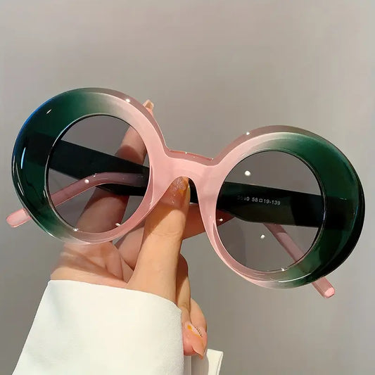 Pink and Green Statement Sunglasses