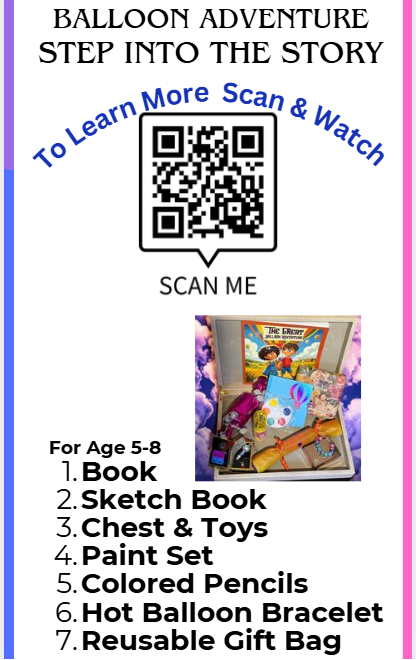 The Great Balloon Book Adventure Gift Set - Age 5 to 8