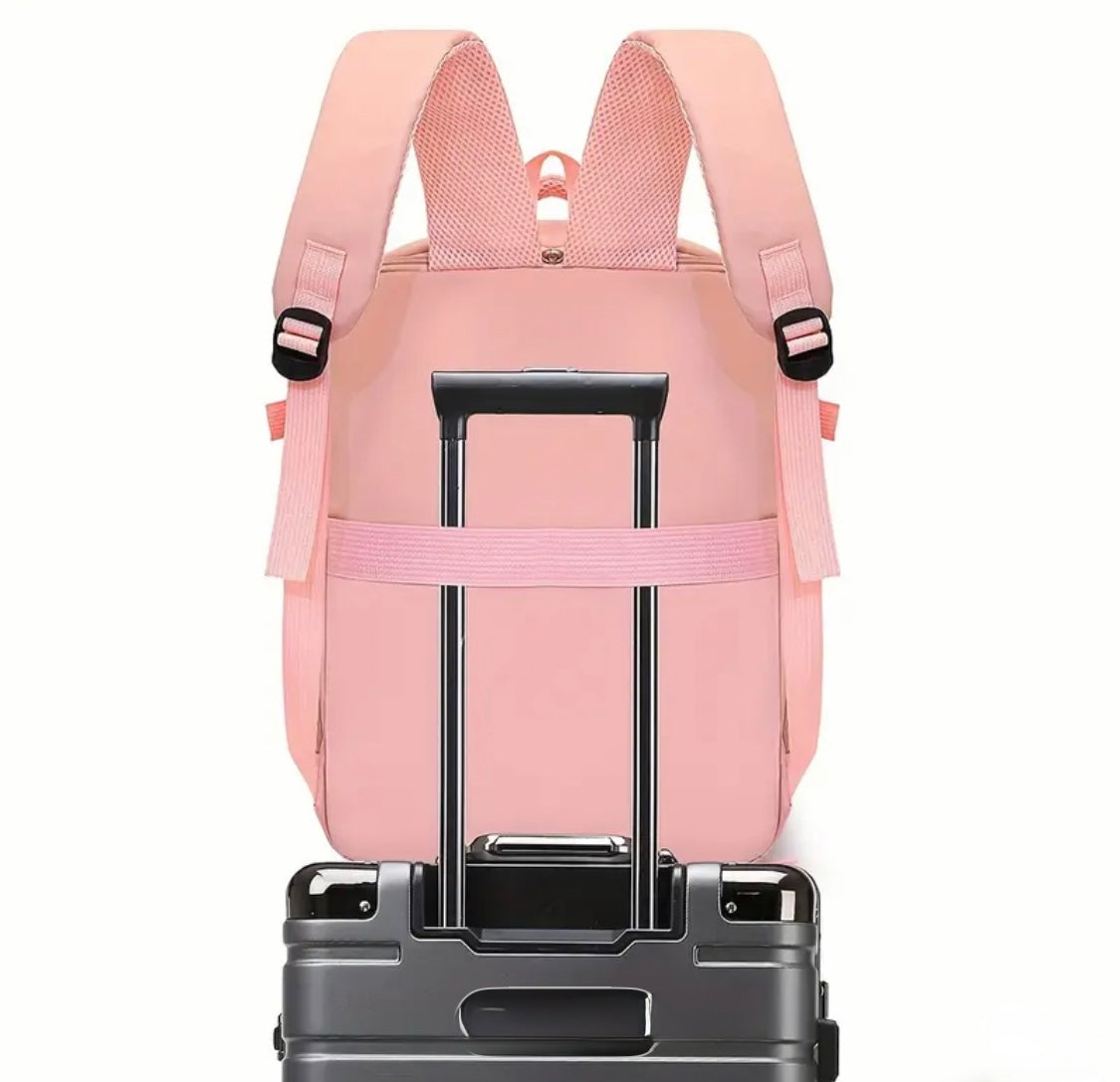 Pink Travel Backpack