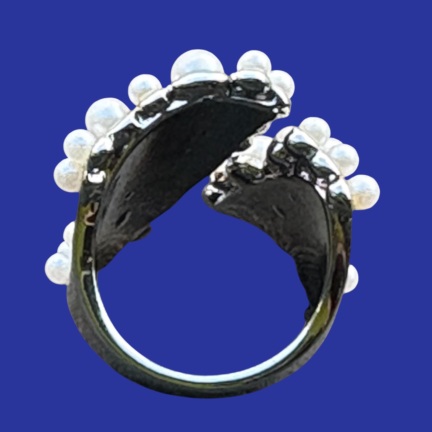 Adjustable Pearl Ring