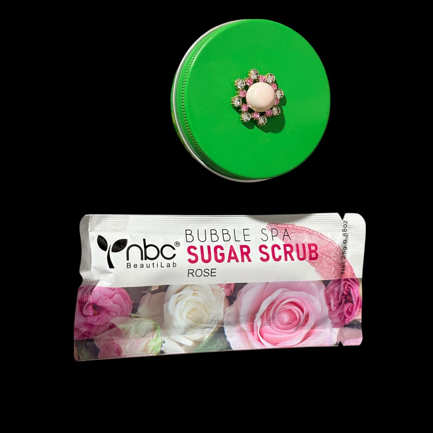 The Chiffon: Deluxe Pink & Green Spa Gift Set
