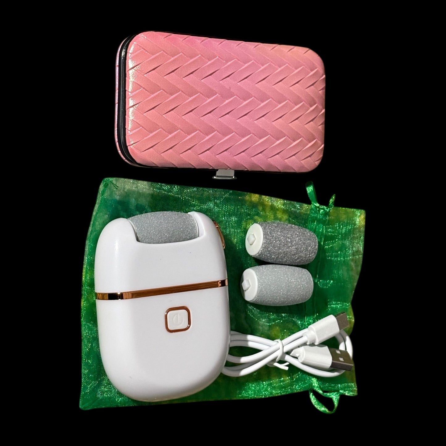 The Chiffon: Deluxe Pink & Green Spa Gift Set