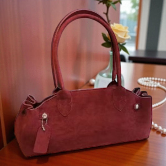 Crimson Luxurious Purse Handbag