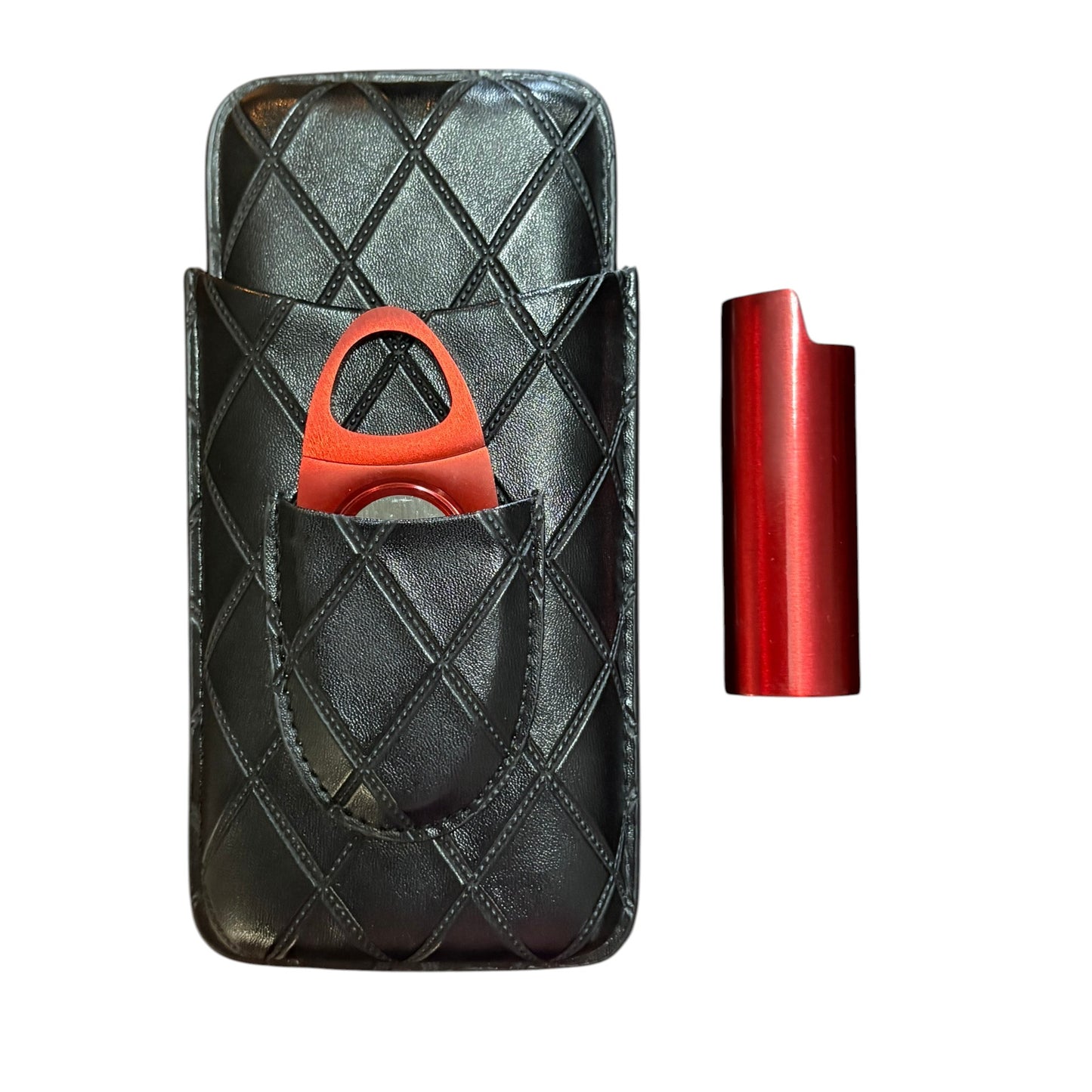 The Leonard: Crimson and Cream Gentlemen's Gift Set Golf Cigar
