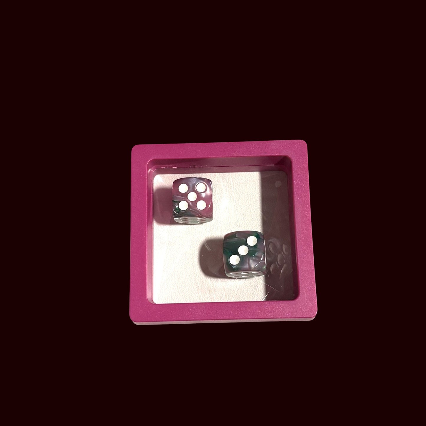Pink and Green in Las Vegas Game Night Luxury Cardboard Floral Box - One of a kind