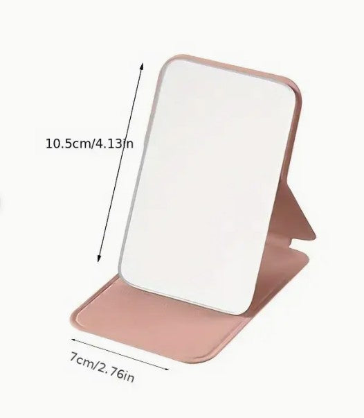 "Better Late than Ugly" Compact Mirror (Pink & Green)