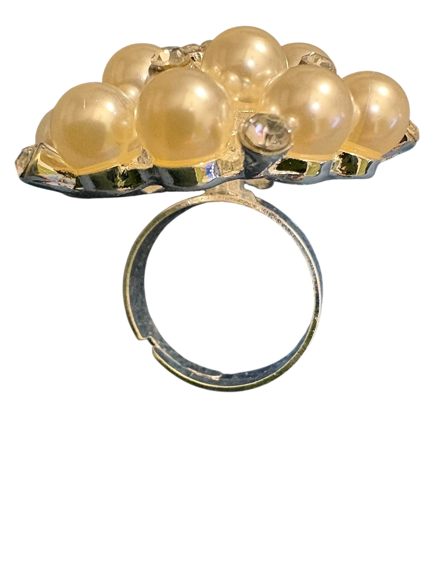 Pearl Cluster Ring