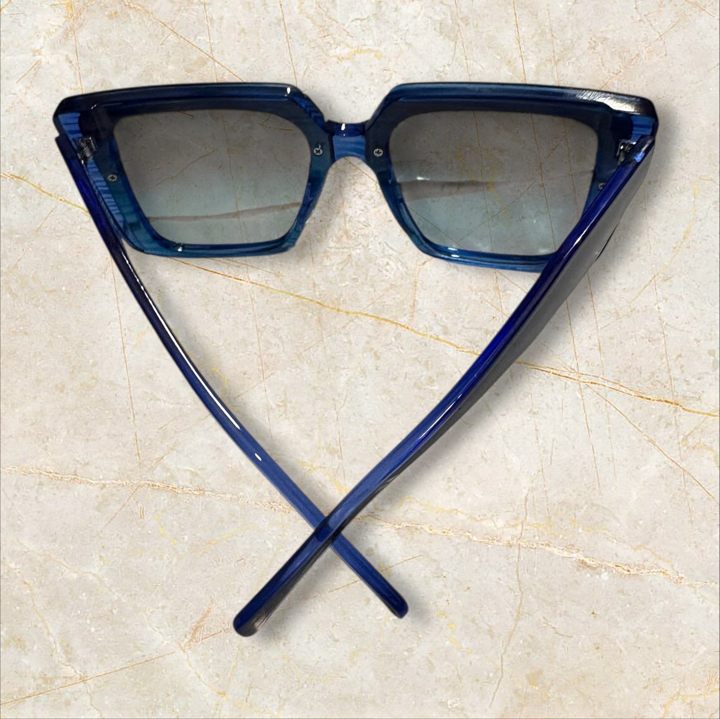 Blue Square Sunglasses