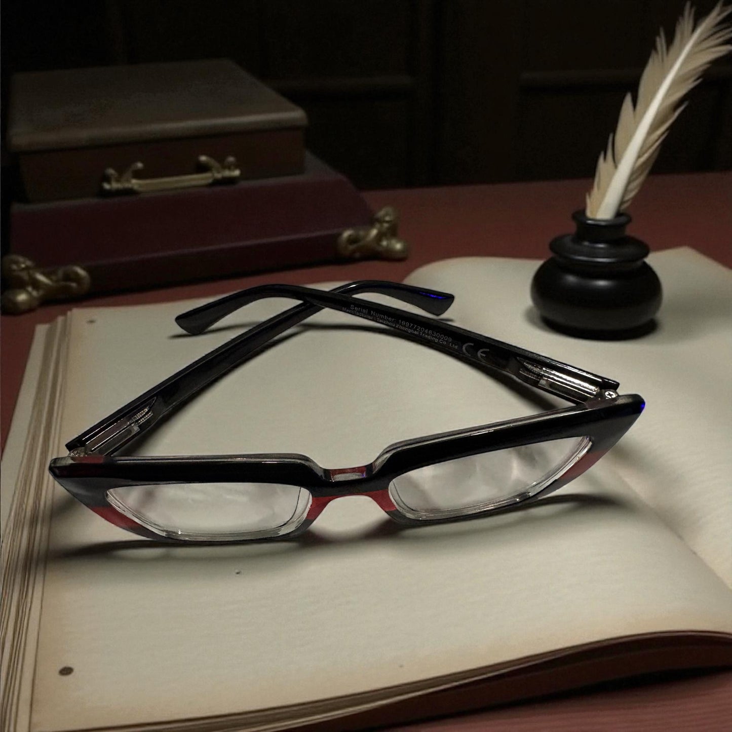 Red and Black Oversized Readers