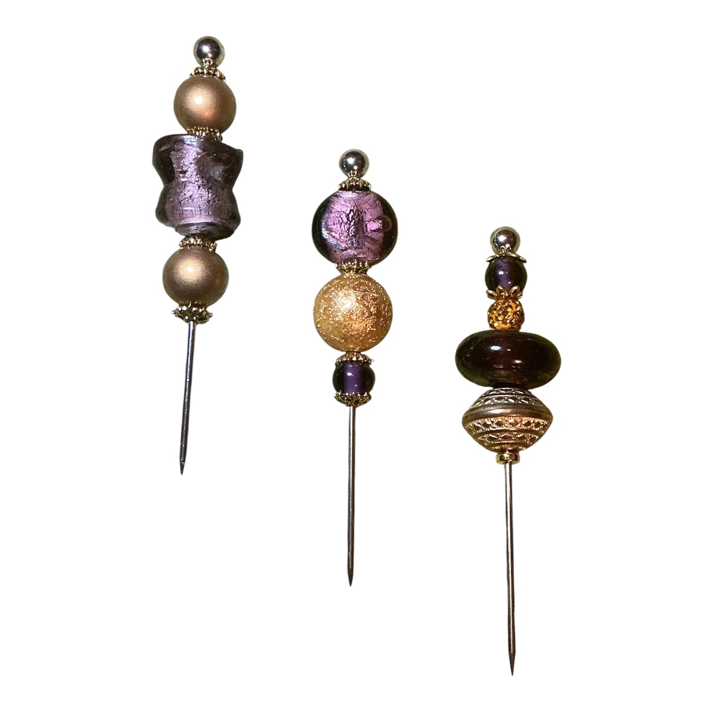 His Majesty Purple and Gold LUX Designer Collection Cigar Pokers Collection - Beaded Cigar Pick (Copy)