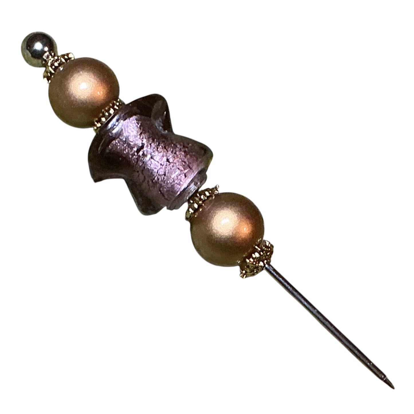 His Majesty Purple and Gold LUX Designer Collection Cigar Pokers Collection - Beaded Cigar Pick (Copy)