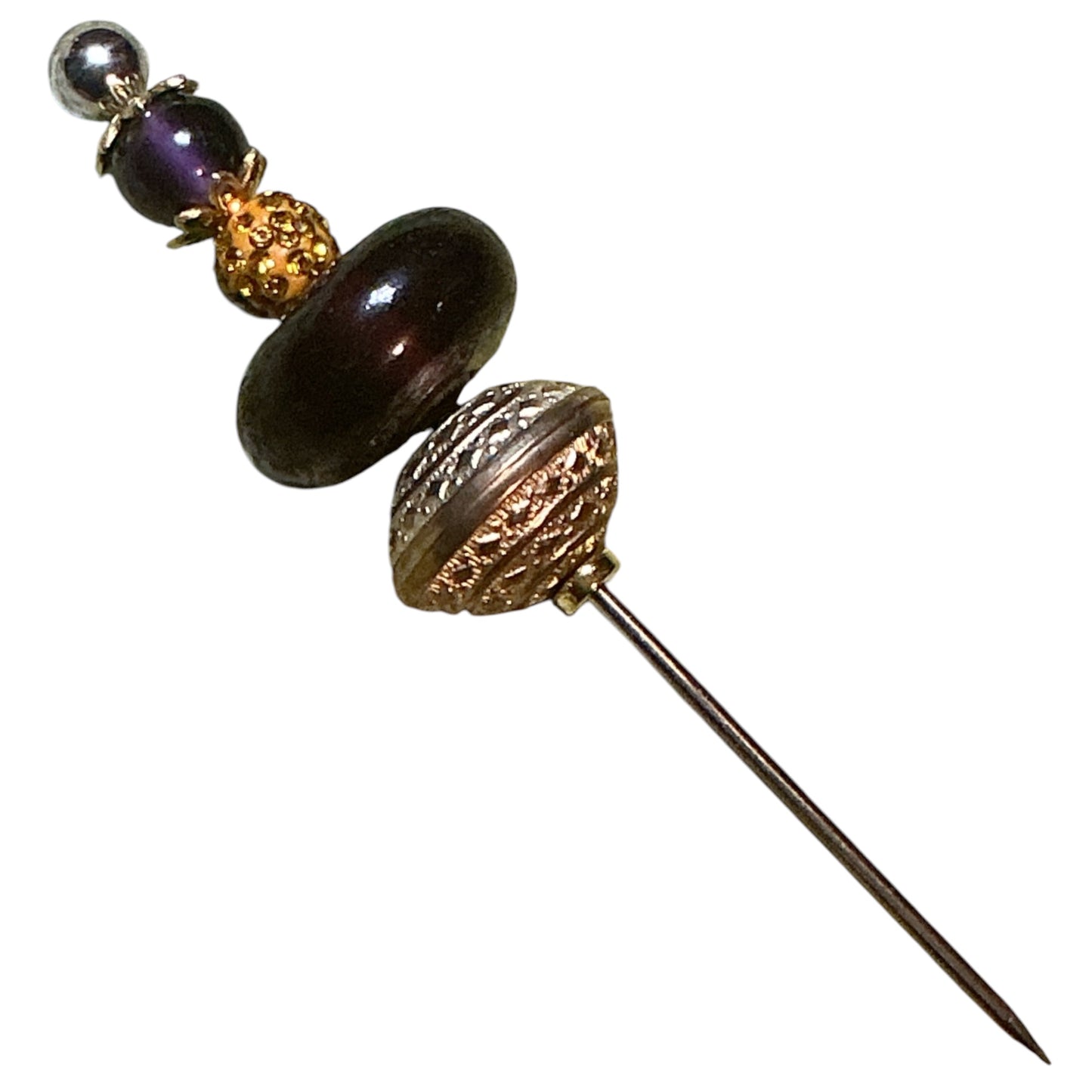 His Majesty Purple and Gold LUX Designer Collection Cigar Pokers Collection - Beaded Cigar Pick (Copy)
