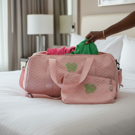 Pink "Pretty Girl" Travel Bag Set