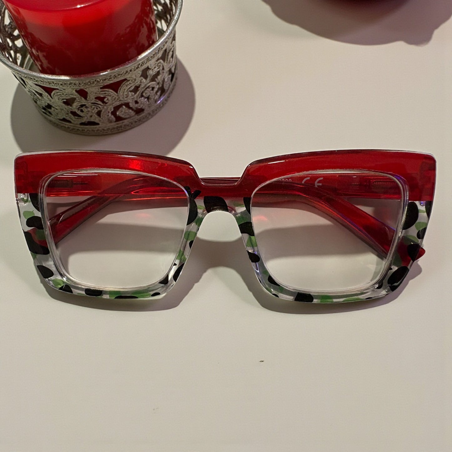 Red and Black Oversized Readers