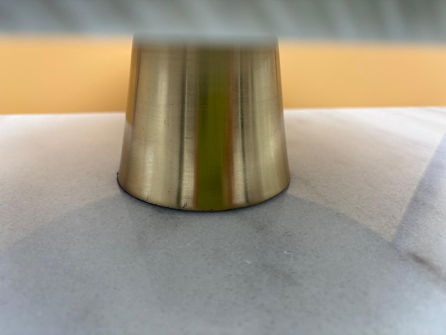 Elegant Marble Cake Stand with Gold Base & Matching Utensils – 12” Round