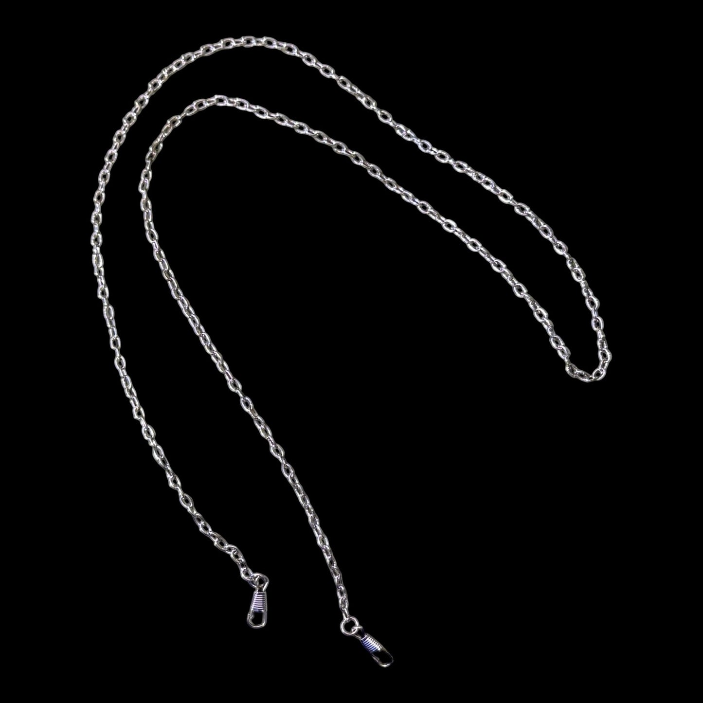 House of Lux Gifts silver-tone metal chain shoulder strap for evening clutch bags with lobster claw clasps