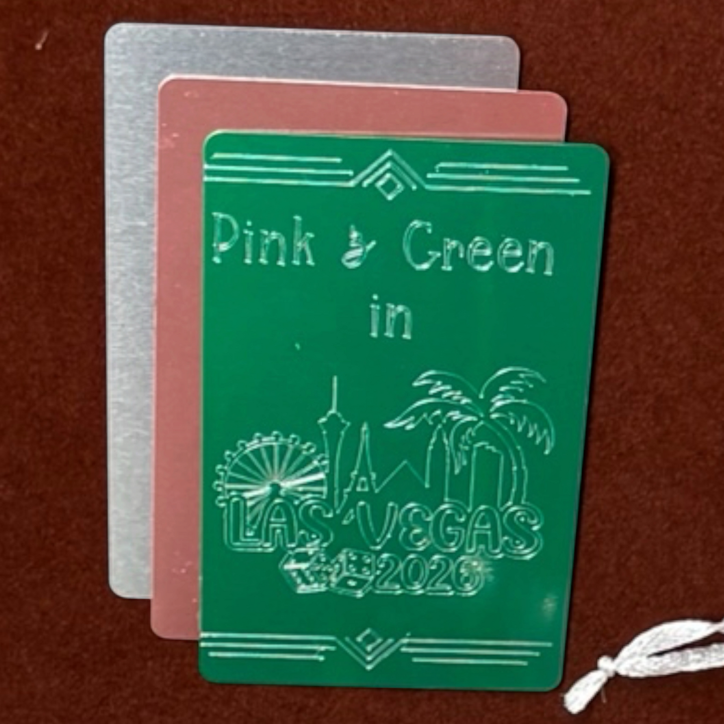 Premium Marble Pink and Green in Las Vegas Game Night Luxury Box